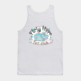 Small World Flirty Hippo Fan Club Tank Top